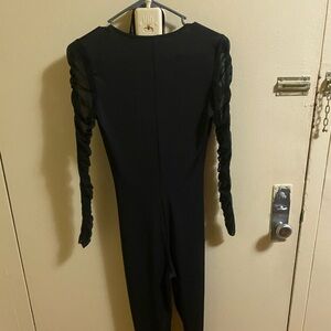 Elegant Black Long Sleeve Dress